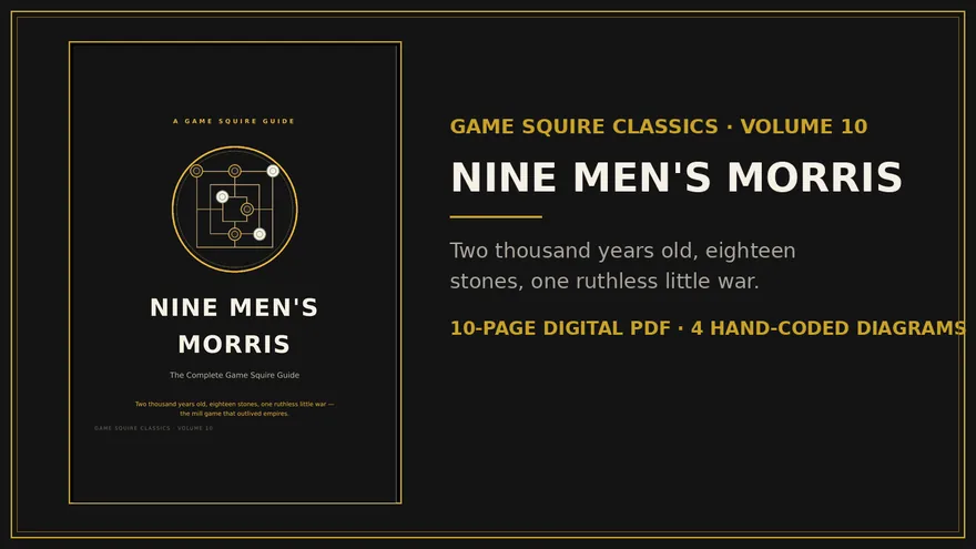 Nine Men's Morris — The Complete Game Squire Guide cover art